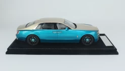 1/18 HH Model Rolls-Royce Ghost (Turquoise Blue & Champagne Gold) Resin Car Model -Toy vehicles 4 6 16706.1678610969