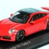 1/43 Minichamps Porsche 911 (992) Turbo S (Guards Red) Car Model Limited 200 Pieces