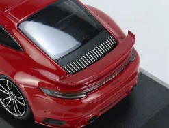 1/43 MINICHAMPS PORSCHE 911 (992) TURBO S COUPE SPORT DESIGN - 2021 - RED Diecast Sealed -Toy vehicles 5 3 81630.1667220952
