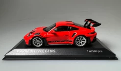 1/43 MINICHAMPS PORSCHE 911 (992) GT3RS - 2023 - RED W/ SILVER WHEELS & BLACK DÉCOR Diecast Car Model 12 1/43 MINICHAMPS PORSCHE 911 (992) GT3RS - 2023 - RED W/ SILVER WHEELS & BLACK DÉCOR Diecast Car Model -Toy vehicles 5 7 50225.1691035062