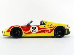 1/18 Minichamps 2015 Porsche 918 Spyder Weissach Package #2 Yellow With Red Stripe Diecast Car Model -Toy vehicles 51mWexjVnyL. AC SL1000 61397.1652739126