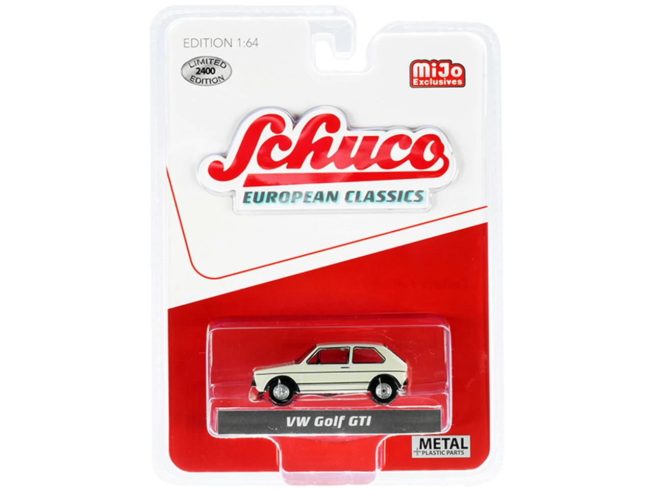 Volkswagen Golf GTI Cream "European Classics" Series Limited Edition To 2400 Pieces Worldwide 1/64 Diecast Model Car By Schuco 3 Volkswagen Golf GTI Cream "European Classics" Series Limited Edition To 2400 Pieces Worldwide 1/64 Diecast Model Car By Schuco