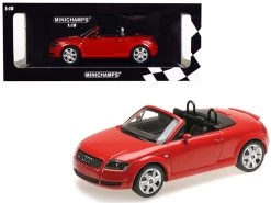 1/18 Minichamps 1999 Audi TT Roadster Red Limited Edition To 300 Pieces Worldwide Diecast Car Model