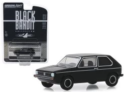 1976 Volkswagen Golf Mk1 "Black Bandit" Series 22 1/64 Diecast Model Car By Greenlight