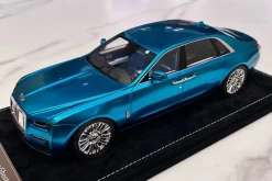 1/18 HH Model Rolls-Royce Ghost Chrome Artemis Green (Limit 15 Pieces)