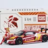 1/64 POPRACE Audi R8 LMS EVA RT Production Model Type-02 X Works With Race Queen Figure -Toy vehicles 6 1 33899.1620735307