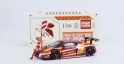 1/64 POPRACE Audi R8 LMS EVA RT Production Model Type-02 X Works With Race Queen Figure