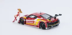 1/64 POPRACE Audi R8 LMS EVA RT Production Model Type-02 X Works With Race Queen Figure -Toy vehicles 6 6 19645.1620735205