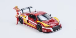 1/64 POPRACE Audi R8 LMS EVA RT Production Model Type-02 X Works With Race Queen Figure -Toy vehicles 6 9 53293.1620735204