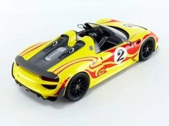 1/18 Minichamps 2015 Porsche 918 Spyder Weissach Package #2 Yellow With Red Stripe Diecast Car Model -Toy vehicles 61CvdbuGeZL. AC SL1000 11593.1652739131