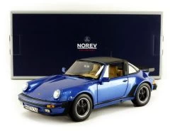 1/18 Norev 1987 Porsche 911 Turbo Targa (Blue) Diecast Car Model -Toy vehicles 61qUmfbho9L. SL1000 39594.1562815532
