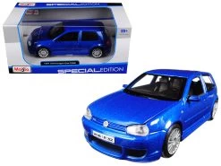 Volkswagen Golf R32 Blue 1/24 Diecast Model Car By Maisto
