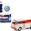 1976 Volkswagen T2 Type 2 Double Cab Pickup Truck "Texaco Service" Cream And Red "Club Vee V-Dub" Series 12 1/64 Diecast Model Car By Greenlight -Toy vehicles 65 57572.1616741060