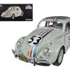 Hot Wheels 1963 Volkswagen Beetle "The Love Bug" Herbie #53 Elite Edition 1/18 Diecast Car Model By Hotwheels -Toy vehicles 672 26707.1607405870