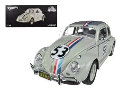 Hot Wheels 1963 Volkswagen Beetle "The Love Bug" Herbie #53 Elite Edition 1/18 Diecast Car Model By Hotwheels