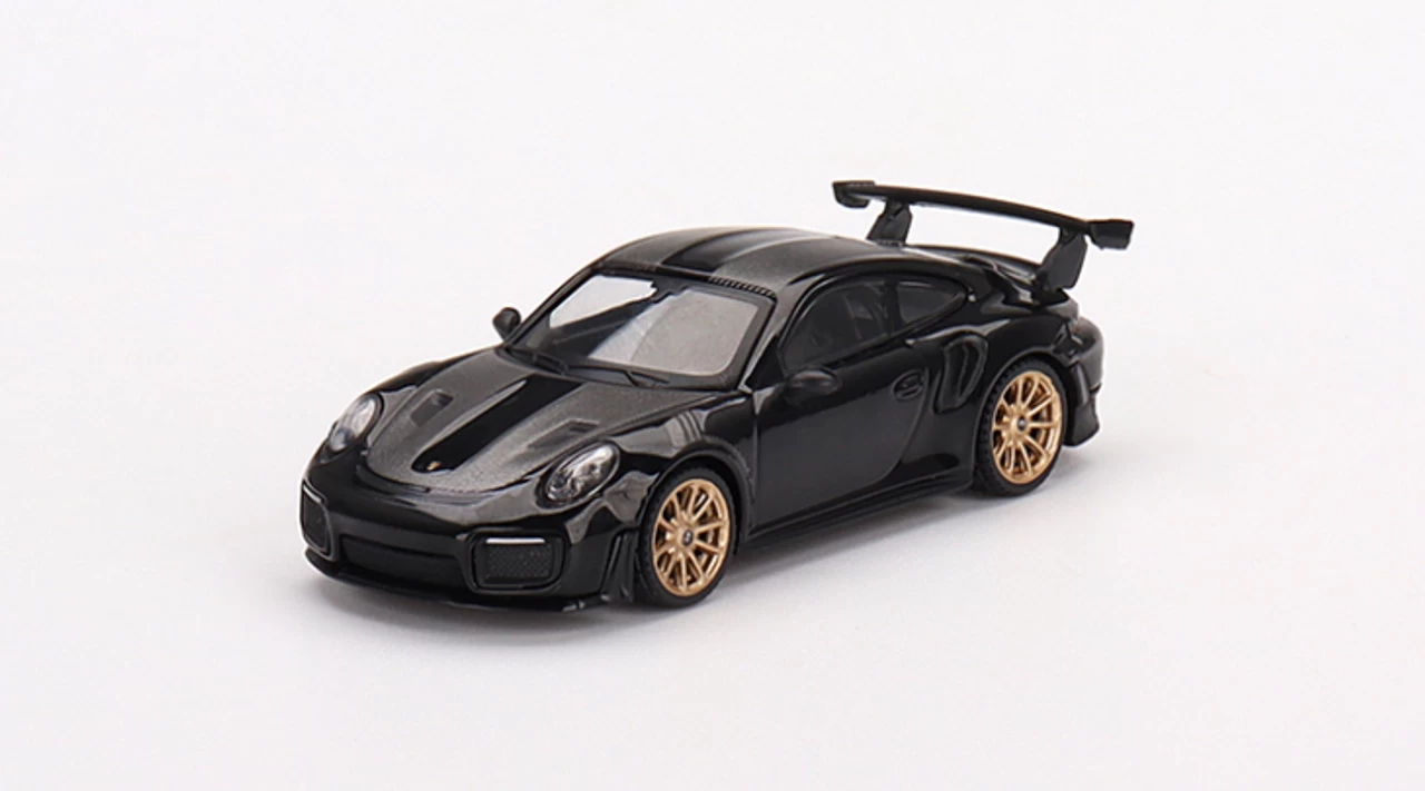 1/64 MINI GT Porsche 911(991) GT2 RS Weissach Package Black Diecast Car Model 2 1/64 MINI GT Porsche 911(991) GT2 RS Weissach Package Black Diecast Car Model