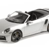 1/18 MINICHAMPS PORSCHE 911 (992) TURBO S CABRIOLET - 2020 - SILVER Diecast Sealed -Toy vehicles 7 1 72540.1635036796