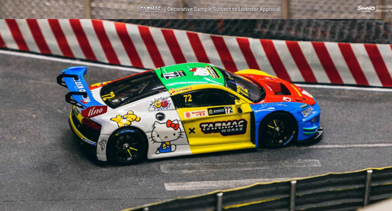 1/43 Tarmac Works Audi R8 LMS GT3 Evo II Macau GT Cup 2022 Uno Racing Adderly Fong 5 1/43 Tarmac Works Audi R8 LMS GT3 Evo II Macau GT Cup 2022 Uno Racing Adderly Fong - Image 3
