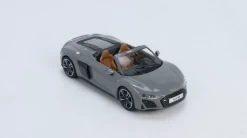 1/64 KENGFAI 2021 Audi R8 Grey Open Diecast Car Model