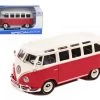 Volkswagen Samba Bus Red 1/25 Diecast Model Car By Maisto -Toy vehicles 708 56188.1607435807