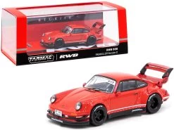 Porsche RWB 930 Painkiller Version 2 Red "RAUH-Welt BEGRIFF" 1/64 Diecast Model Car By Tarmac Works