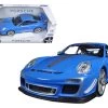 1/18 BBurago Porsche 911 GT3 RS 4.0 (Blue With Stripe) Diecast Car Model -Toy vehicles 797 20116.1607608863
