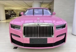 1/18 HH Model Rolls-Royce Ghost Blushing Pink Resin Car Model -Toy vehicles 7 07039.1668409500