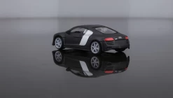 1/64 Bburago Audi R8 Black Diecast Car Model -Toy vehicles 8 1 08059.1629722674