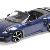 1/18 MINICHAMPS PORSCHE 911 (992) TURBO S CABRIOLET - 2020 - BLUE METALLIC Diecast Sealed -Toy vehicles 8 1 46396.1635037167