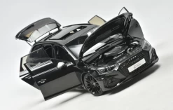 1/18 AUTOKOL 2022 Audi RS4 (B9) Avant (Black) Diecast Car Model With Extra Set Of Wheels Limited 500 Pieces -Toy vehicles 8 1 67756.1662384517