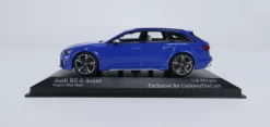 1/43 Minichamps Audi RS6 Avant (Nogaro Blue) Car Model Limited 333 Pieces -Toy vehicles 8 2 30793.1642738466