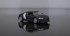 1/64 Bburago Audi R8 Black Diecast Car Model