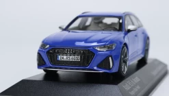 1/43 Minichamps Audi RS6 Avant (Nogaro Blue) Car Model Limited 333 Pieces -Toy vehicles 8 4 41777.1632555416
