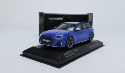 1/43 Minichamps Audi RS6 Avant (Nogaro Blue) Car Model Limited 333 Pieces