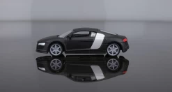 1/64 Bburago Audi R8 Black Diecast Car Model -Toy vehicles 8 5 82779.1629722674