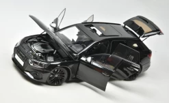 1/18 AUTOKOL 2022 Audi RS4 (B9) Avant (Black) Diecast Car Model With Extra Set Of Wheels Limited 500 Pieces -Toy vehicles 8 5 90072.1662384517