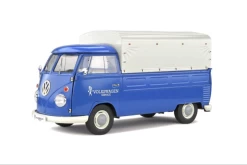 SOLIDO 1/18 Soldio 1950 Volkswagen T1 Pick Up Volkswagen Service Blue