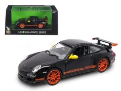 Porsche 911 997 GT3 RS Black 1/43 Diecast Model Car By Road Signature
