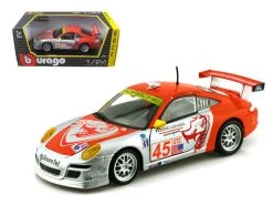 Porsche 911 GT3 RSR #45 "Flying Lizard" 1/24 Diecast Car Model By Bburago