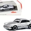 Porsche 911 Turbo (930) Silver With Black Stripes 1/64 Diecast Model Car By Schuco -Toy vehicles 821 41024.1610543391