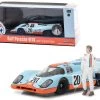 1970 Porsche 917K #20 "Gulf Oil" With Figurine 1/43 Diecast Model Car By Greenlight -Toy vehicles 86435 26130.1599188134.1200.1200 66920.1604647248