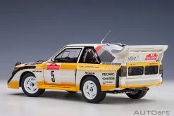 1/18 AUTOart Audi Quattro S1 RALLY SAN REMO 1985 WINNER W. RöHRL/C. GEISTDöRFER #5 Diecast Car Model -Toy vehicles 88503b 49972.1623539401