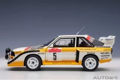 1/18 AUTOart Audi Quattro S1 RALLY SAN REMO 1985 WINNER W. RöHRL/C. GEISTDöRFER #5 Diecast Car Model -Toy vehicles 88503c 87047.1623539401