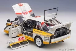 1/18 AUTOart Audi Quattro S1 RALLY SAN REMO 1985 WINNER W. RöHRL/C. GEISTDöRFER #5 Diecast Car Model -Toy vehicles 88503p 69605.1623539419