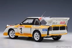 1/18 AUTOart Audi Quattro S1 RALLY MONTE CARLO 1986 W. RöHRL/C. GEISTDöRFER #2 Diecast Car Model -Toy vehicles 88601b 88922.1623539866