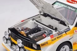 1/18 AUTOart Audi Quattro S1 RALLY MONTE CARLO 1986 W. RöHRL/C. GEISTDöRFER #2 Diecast Car Model -Toy vehicles 88601k 49539.1623539883