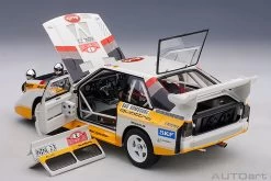1/18 AUTOart Audi Quattro S1 RALLY MONTE CARLO 1986 W. RöHRL/C. GEISTDöRFER #2 Diecast Car Model -Toy vehicles 88601p 83730.1623539888