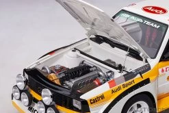 1/18 AUTOart Audi Quattro S1 RALLY MONTE CARLO 1986 H.MIKKOLA/A.HERTZ #6 Car Model -Toy vehicles 88602k 06380.1623540031