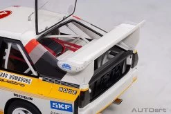 1/18 AUTOart Audi Quattro S1 RALLY MONTE CARLO 1986 H.MIKKOLA/A.HERTZ #6 Car Model -Toy vehicles 88602l 71166.1623540022