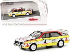 Audi Quattro #4 Rally Portugal 1/87 (HO) Diecast Model Car By Schuco